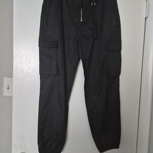 Women's Black Cargo Pants